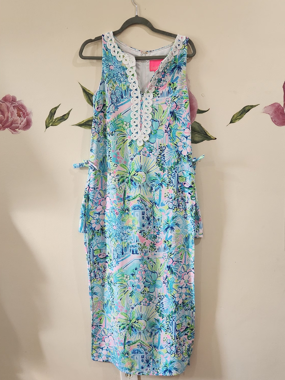 Lilly Pulitzer Bright Pink Label Dress